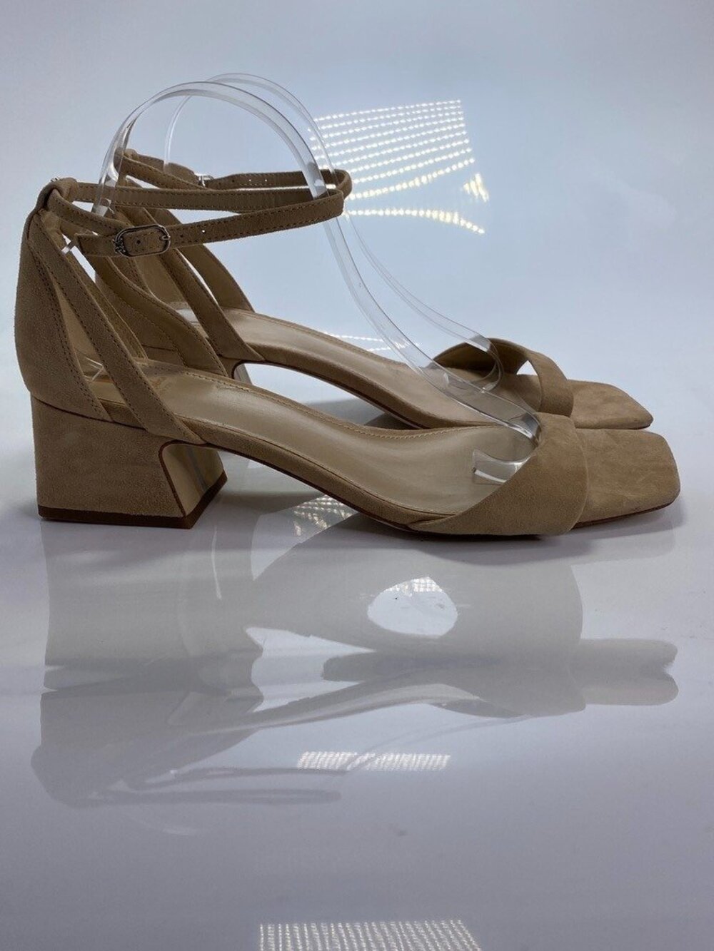 Sam Edelman Women's Wilson Golden Caramel Strap Block Heel sandal Sz 11